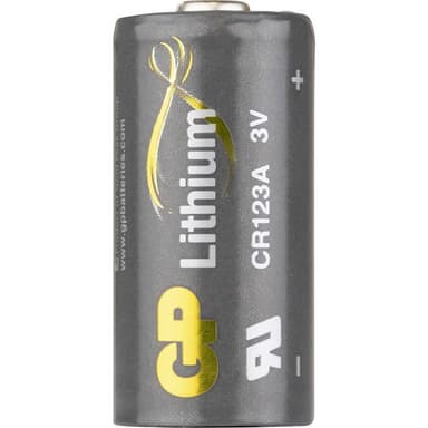 Fotobatteri CR123A Litium GP Batteries GPCR123A 1400