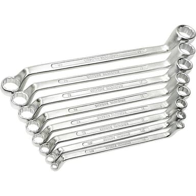 Dubbelskruvnyckelsats 8 delar 6 - 22 mm DIN 838 Brüder