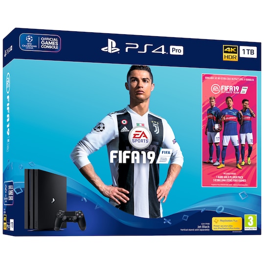 PlayStation 4 Pro 1 TB + FIFA 19 standard edition