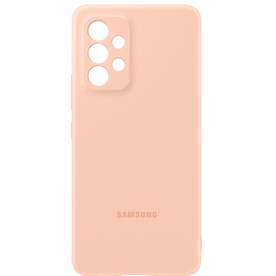 Samsung Galaxy A53 silikonfodral (persika)