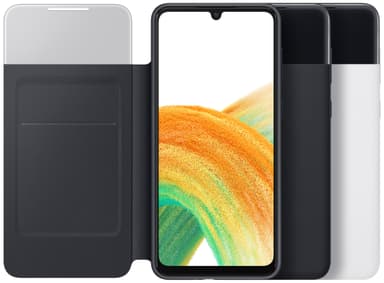 Samsung Galaxy A33 Smart S View plånboksfodral (svart)