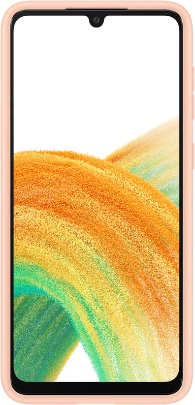 Samsung Galaxy A33 fodral med kortfack (persika)