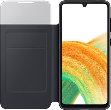 Samsung Galaxy A33 Smart S View plånboksfodral (svart)