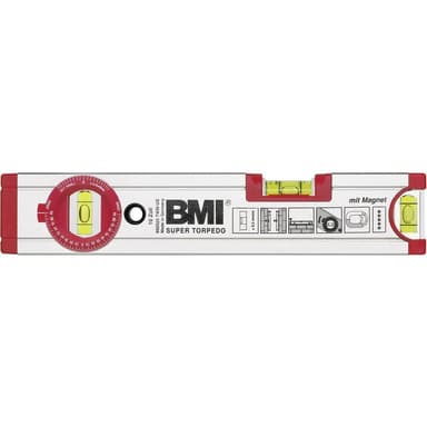 BMI 692025TWM Vattenpass Magnet med magnet 0.5 mm/m