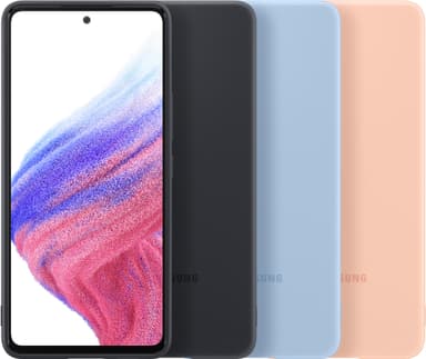Samsung Galaxy A53 silikonfodral (svart)