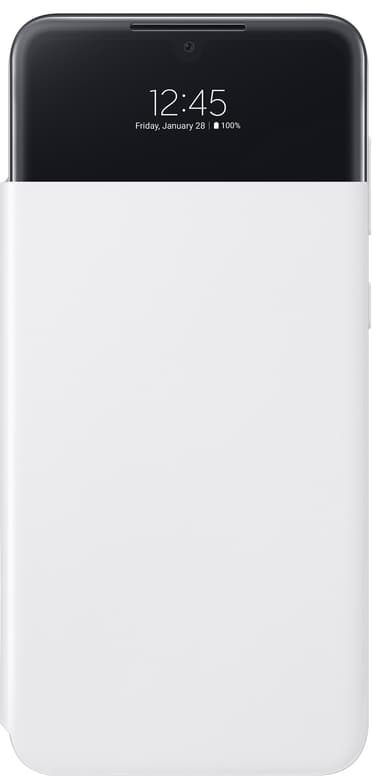 Samsung Galaxy A33 Smart S View plånboksfodral (vitt)