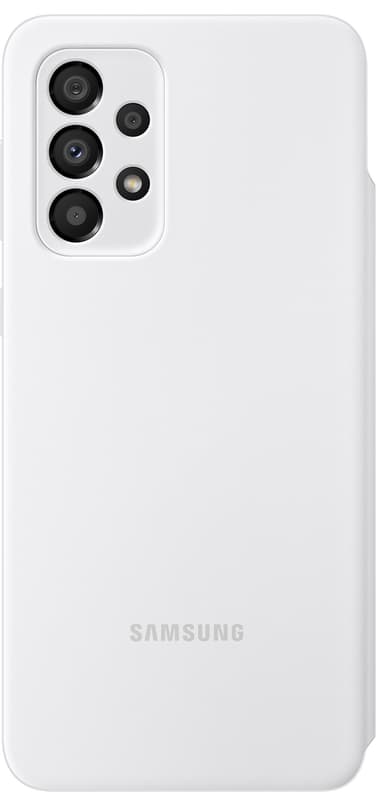 Samsung Galaxy A33 Smart S View plånboksfodral (vitt)