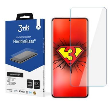 3MK FlexibleGlass Samsung, Galaxy S21 FE, Hybridglas, Klart skärmskydd