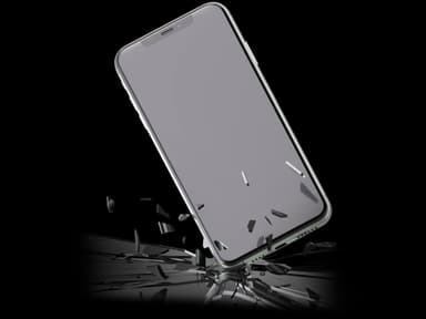 3MK NeoGlass för Apple iPhone X/XS Svart