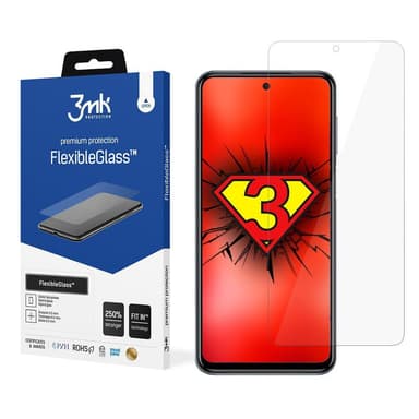3MK FlexibleGlass för Xiaomi Redmi Note 10 Pro Hybridglas, Transparent