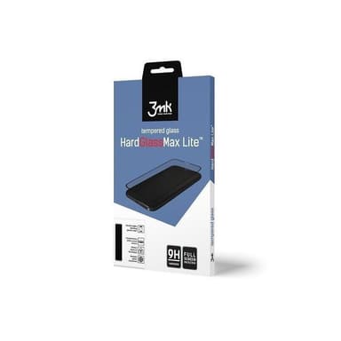3MK HardGlass Max Lite Skärmskydd, Samsung, Galaxy A70, Härdat glas, T
