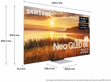 Samsung 65" QN900B 8K Neo QLED Smart TV (2022)