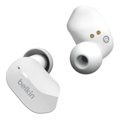 Belkin True Wireless Earbuds SoundForm Inbyggd mikrofon, Bluetooth, vi