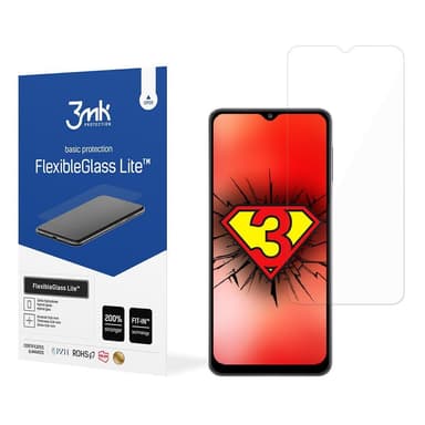 3MK Samsung Galaxy A22 4G FG Lite Sprickfri struktur. Skärmförstärknin