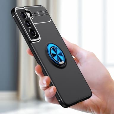Samsung Galaxy S22+ Hybrid skal med Finger Ring - Svart