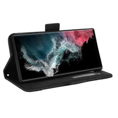Samsung Galaxy S22 Ultra 5G Plånboksfodral  - Svart