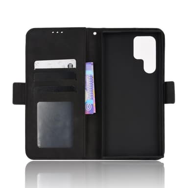 Samsung Galaxy S22 Ultra 5G Plånboksfodral  - Svart