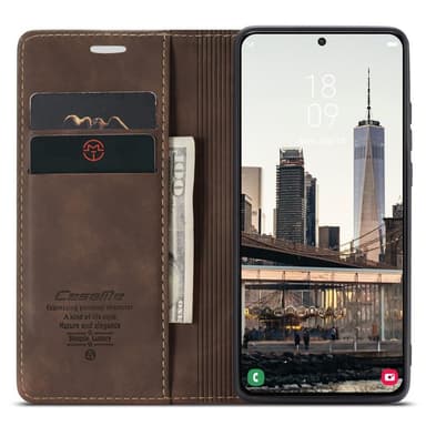 CASEME Plånboksfodral Samsung Galaxy S22 Plus - Coffee