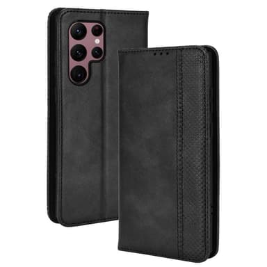 Samsung Galaxy S22 Ultra 5G Plånboksfodral  - Svart