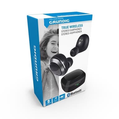 Grundig True Wireless-hörlurar med 300mAh laddbox