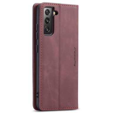 CASEME Plånboksfodral Samsung Galaxy S22 - Röd