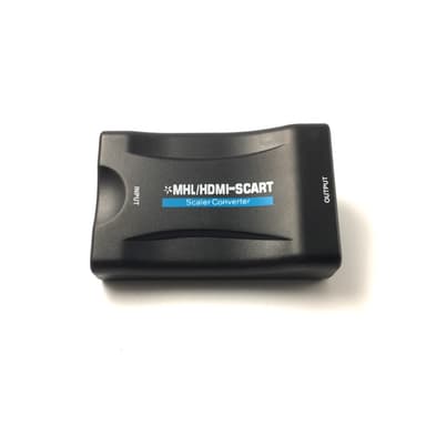 1080P HDMI till SCART Video Audio Converter Adapter HD TV DVD med USB kabel