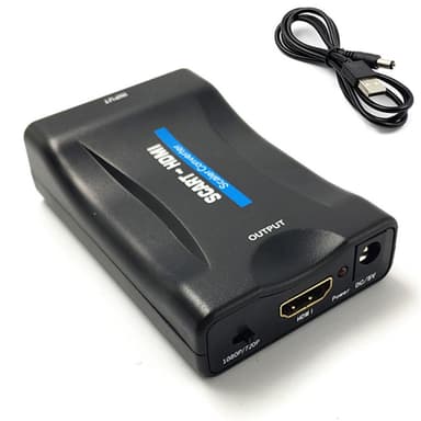 1080P SCART till HDMI Video Audio Converter Adapter HD TV DVD