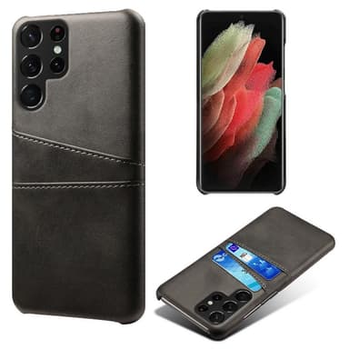 Samsung Galaxy S22 Ultra Skal med 2 kortplatser - Svart