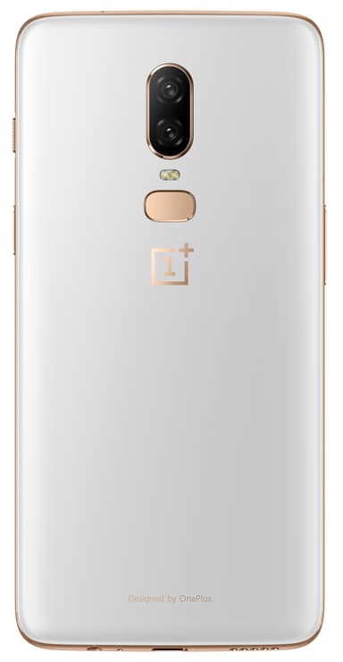 OnePlus 6 smartphone (silkesvit)