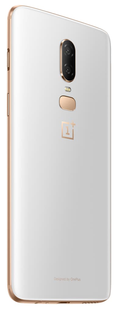 OnePlus 6 smartphone (silkesvit)