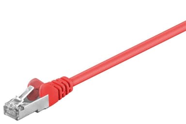 Goobay Patchkabel CAT 5e, F/UTP, röd, 5 m