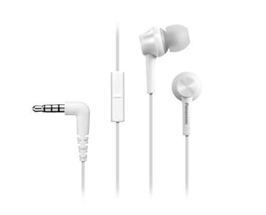 Panasonic Canal typ RP-TCM115E-W In-ear, 3,5 mm (1/8 tum), Mikrofon, V