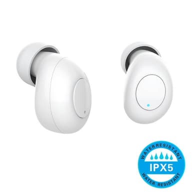 True Wireless Hörlurar TOUCH TWO Vit TWS IPX5