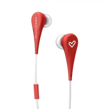 Energy Sistem-hörlurar Style 1+ 3,5 mm, In-ear/Ear-hook, Mikrofon, Röd