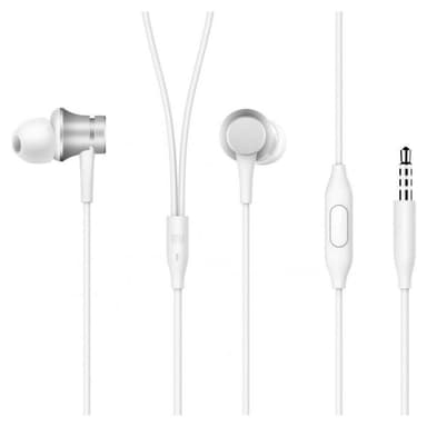Xiaomi Mi In-Ear-hörlurar Basic ZBW4355TY 3,5 mm, Silver, Inbyggd mikr