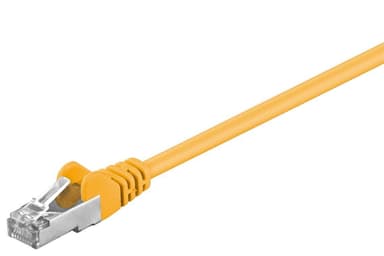 Goobay Patchkabel CAT 5e, F/UTP, gul, 2 m