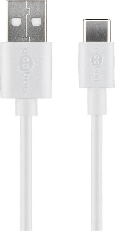 Goobay USB-C™ laddnings- och synkroniseringskabel (USB-A > USB-C™)
