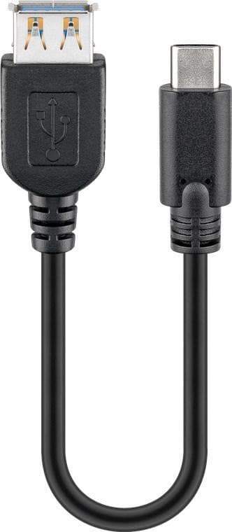 Goobay Synkronisera och ladda Super Speed ​​USB-C™ till USB A 3.0 förl