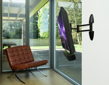 FLEXSON Cantilever väggfäste för TV och Sonos Beam-högtalare (svart)