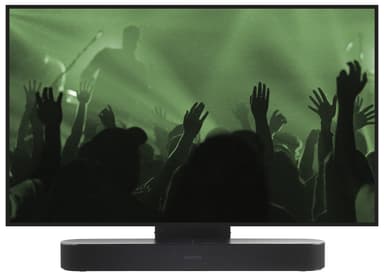 FLEXSON Cantilever väggfäste för TV och Sonos Beam-högtalare (svart)