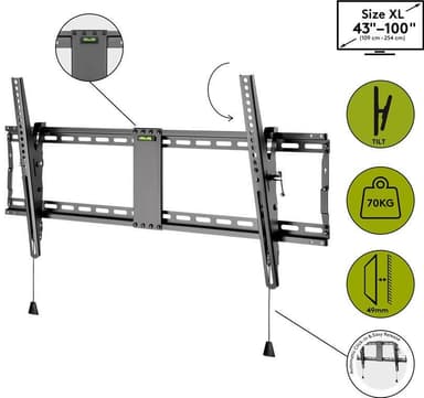 TV-väggfäste Pro TILT (XL)