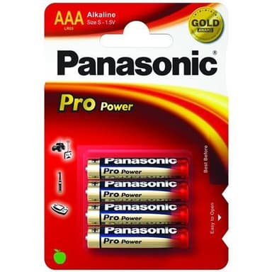 Panasonic 1x4 LR03PPG Alkaline, 4 st
