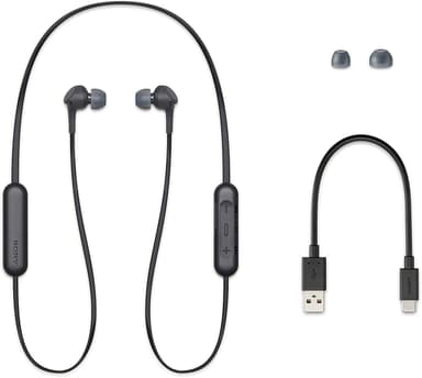 Sony Hörlurar WI-XB400B EXTRA BASS In-ear, Mikrofon, Svart