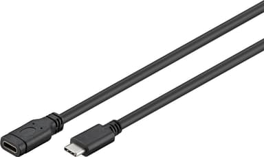 Goobay USB-C™-förlängning USB 3.1 generation 1, svart