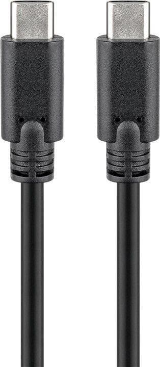 Goobay 67976 USB-C 3.1 generation 1-kabel, svart, 1m