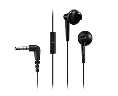 Panasonic hörlurar RP-TCM55E-K In-ear, 3,5 mm (1/8 tum), mikrofon, sva