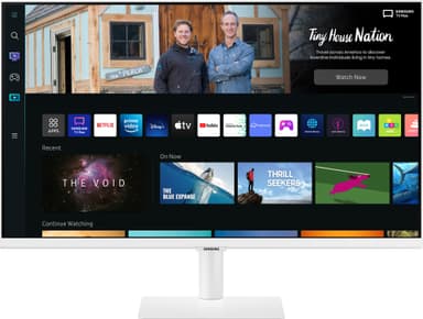 Samsung Smart Monitor M5 27" bildskärm (vit)