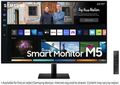 Samsung Smart Monitor M5 27" bildskärm (svart)