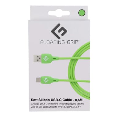 FLOATING GRIP 0,5M LED USB-C CABLE (GREEN)