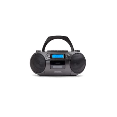 AIWA Boomblaster FM, kassett, Bluetooth och CD Svart